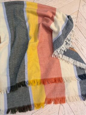 Madewell striped blanket scarf